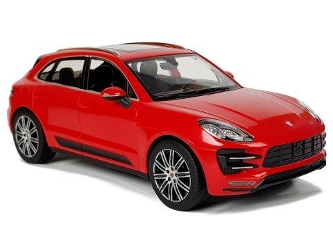 Auto R/C Porsche Macan Turbo Rastar 1:14 Czerwone na pilota Rastar