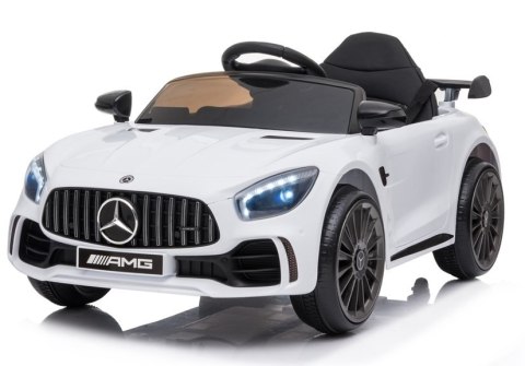 Auto na akumulator Mercedes AMG GT R Biały LEAN CARS Auto na akumulator Mercedes AMG GT R Biały LEAN CARS