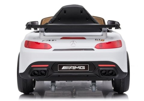 Auto na akumulator Mercedes AMG GT R Biały LEAN CARS Auto na akumulator Mercedes AMG GT R Biały LEAN CARS
