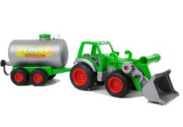 Farmer Traktor Ładowarka Cysterna Zielono- Szara 8794 Wader Polesie