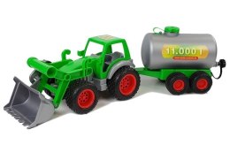 Farmer Traktor Ładowarka Cysterna Zielono- Szara 8794 Wader Polesie