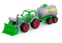 Farmer Traktor Ładowarka Cysterna Zielono- Szara 8794 Wader Polesie