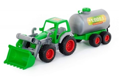 Farmer Traktor Ładowarka Cysterna Zielono- Szara 8794 Wader Polesie Farmer Traktor Ładowarka Cysterna Zielono- Szara 8794 Wader Polesie