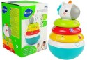 Wańka Wstańka Interaktywny Grzechotka Kolorowy Jednorożec 17 cm Hola Toys