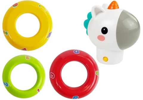Wańka Wstańka Interaktywny Grzechotka Kolorowy Jednorożec 17 cm Hola Toys Wańka Wstańka Interaktywny Grzechotka Kolorowy Jednorożec 17 cm Hola Toys