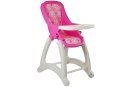 Zestaw Zbiorowy Krzesełko do lalek Baby Nr 2 Biało - Różowy 48011 Wader Polesie