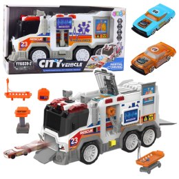 Ambulans Karetka Miejska Pojazd Medyczny Napęd Światła Dźwięki LEAN Toys