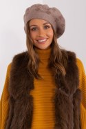 Beret Model AT-CZ-2318.26 Dark Beige - AT AT Beret Model AT-CZ-2318.26 Dark Beige - AT AT