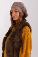 Beret Model AT-CZ-2318.26 Dark Beige - AT AT Beret Model AT-CZ-2318.26 Dark Beige - AT AT