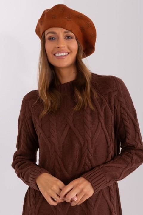 Beret Model AT-CZ-2318.26 Light Brown - AT AT Beret Model AT-CZ-2318.26 Light Brown - AT AT