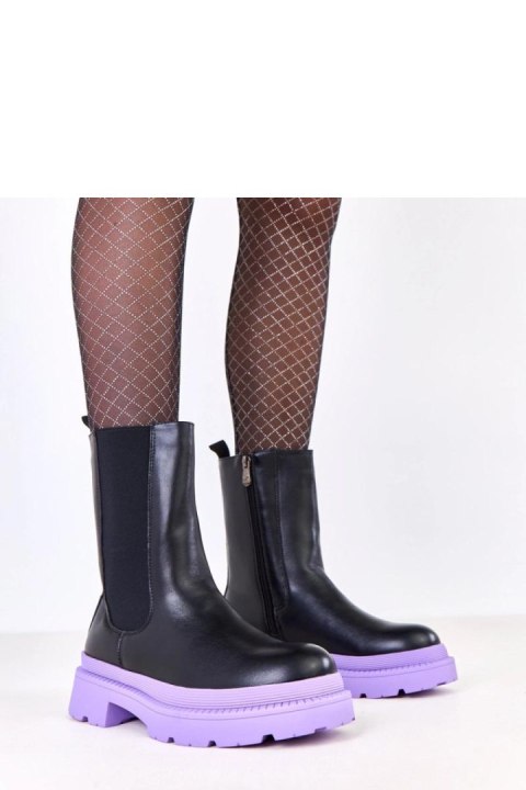 Botki Model Fortley D89516-5 Black - Solea Solea Botki Model Fortley D89516-5 Black - Solea Solea