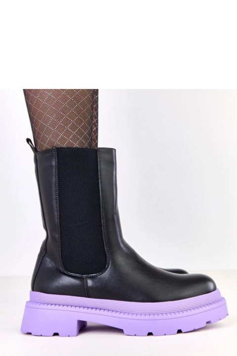 Botki Model Fortley D89516-5 Black - Solea Solea Botki Model Fortley D89516-5 Black - Solea Solea