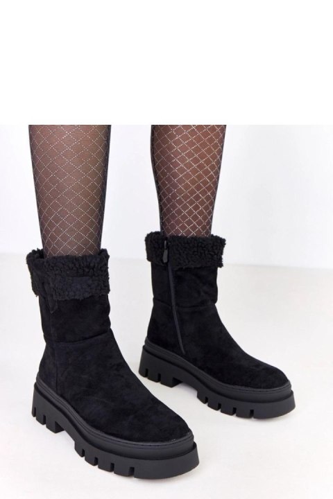 Botki Model Kalerej XH9369-1 Black - Solea Solea Botki Model Kalerej XH9369-1 Black - Solea Solea