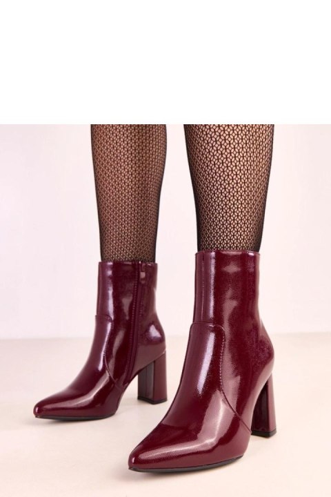 Botki Model Kassy E8658 Bordo - Solea Solea Botki Model Kassy E8658 Bordo - Solea Solea