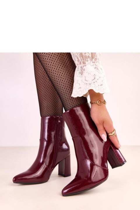 Botki Model Kassy E8658 Bordo - Solea Solea Botki Model Kassy E8658 Bordo - Solea Solea