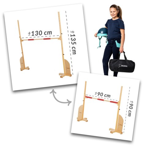 Drewniana przeszkoda do skakania Hobby Horse Skippi Drewniana przeszkoda do skakania Hobby Horse Skippi