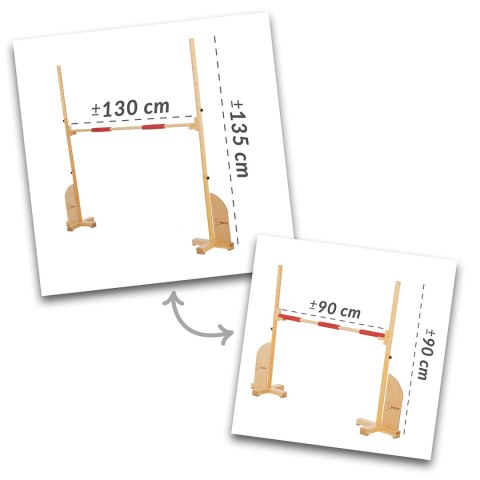 Drewniana przeszkoda do skakania Hobby Horse Skippi Drewniana przeszkoda do skakania Hobby Horse Skippi