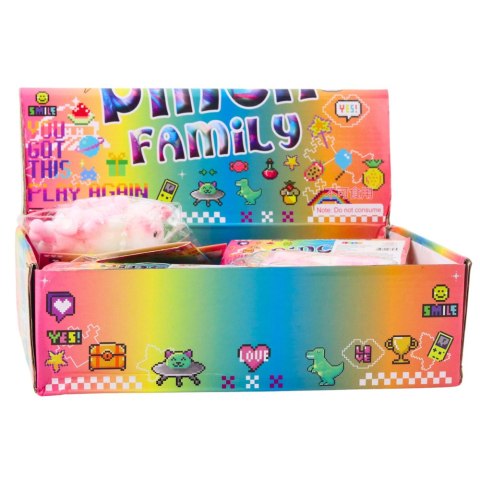 Gniotek Sensoryczny Miękki Kotek Z Perłami Pomponiki Biały 8cm LEAN TOYS Gniotek Sensoryczny Miękki Kotek Z Perłami Pomponiki Biały 8cm LEAN TOYS