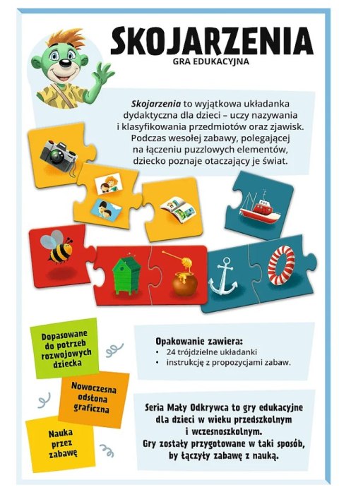 Gra edukacyjna Skojarzenia Mały Odkrywca Trefl 02808 Trefl Gry