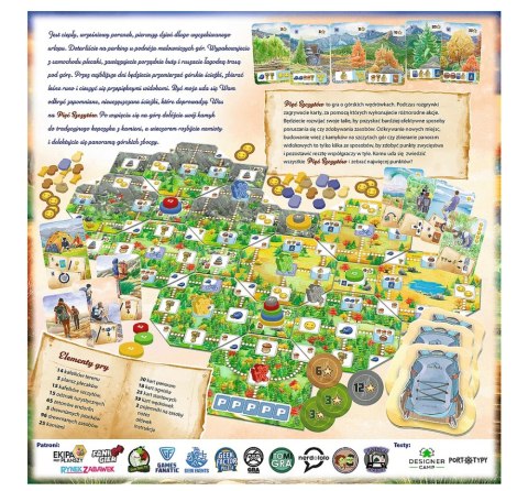 Gra rodzinna Pięć Szczytów Górskie Wędrówki Trefl 02517 Trefl Gry