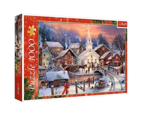 Puzzle - 1000 XMAS - Białe Święta - Trefl 10602 Trefl Puzzle