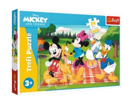 Puzzle - 24 Maxi - Ulubiona Myszka Miki - Disney Myszka Miki i Przyjaciele - Trefl 14380 Trefl Puzzle