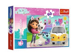 Puzzle - 60 - Gabi i kocie przygody - Koci Domek Gabi Film - Trefl 17415 Trefl Puzzle