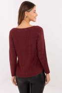 Sweter Damski Model IT-SW-0110.84 Bordo - Rue Paris Rue Paris