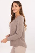 Sweter Damski Model IT-SW-0110.84 Dark Beige - Rue Paris Rue Paris