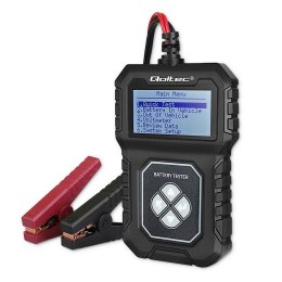 Tester cyfrowy Qoltec akumulatora z LCD | 12V | AGM | GEL | STD | 30-220Ah Qoltec
