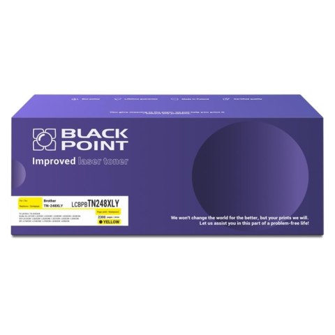 Toner Black Point do Brother (TN-248XLY) Yellow 2300 str. z chipem Black Point S.A. Toner Black Point do Brother (TN-248XLY) Yellow 2300 str. z chipem Black Point S.A.