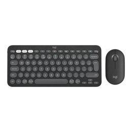 Zestaw bezprzewodowy klawiatura + mysz Logitech Pebble 2 Combo grafitowy Logitech