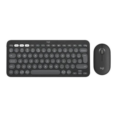 Zestaw bezprzewodowy klawiatura + mysz Logitech Pebble 2 Combo grafitowy Logitech Zestaw bezprzewodowy klawiatura + mysz Logitech Pebble 2 Combo grafitowy Logitech