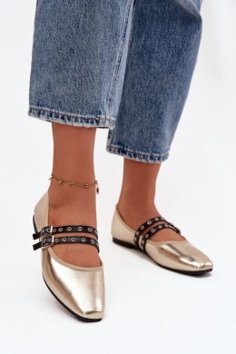 Baleriny Model Deliora 21-46 Gold - Step in style Step in style