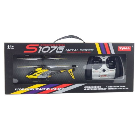 Helikopter Zdalnie Sterowany RC Żyroskop Syma S107G Czerwony LEAN Toys