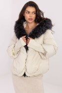 Kurtka Damska Model MBM-KR-26106.96 Light Beige - MBM MBM