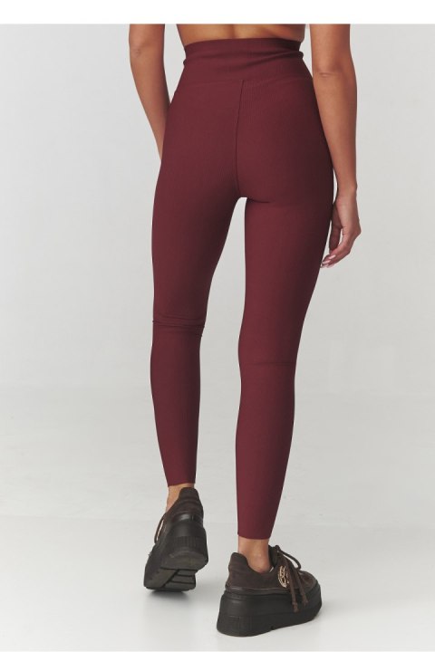 Legginsy Model C30 Bordo - Makadamia Makadamia