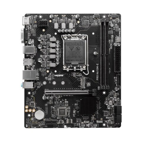 Płyta MSI PRO PRO H610M-E /H610/DDR5/SATA3/M.2/USB3.0/PCIe4.0/s.1700/mATX MSI