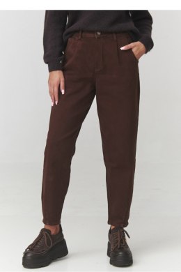 Spodnie Jeansy Damskie Model C27 Brown - Makadamia Makadamia