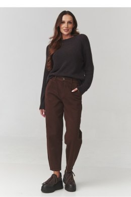 Spodnie Jeansy Damskie Model C27 Brown - Makadamia Makadamia