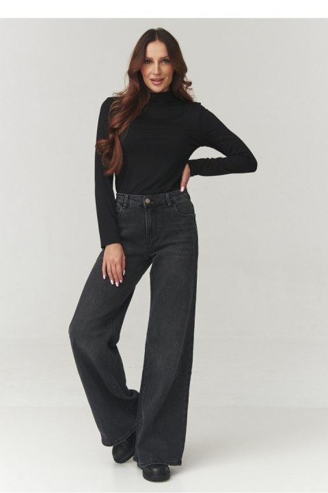 Bluzka Model C15 Black - Makadamia Makadamia