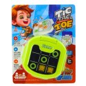 Gra Elektroniczna Kółko i Krzyżyk Tic Tac Toe 9 Trybów Zielona LEAN TOYS
