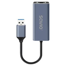 Kabel adapter USB-A 3.1 GEN1 - RJ-45 Gigabit Ethernet SAVIO AK-83 Savio