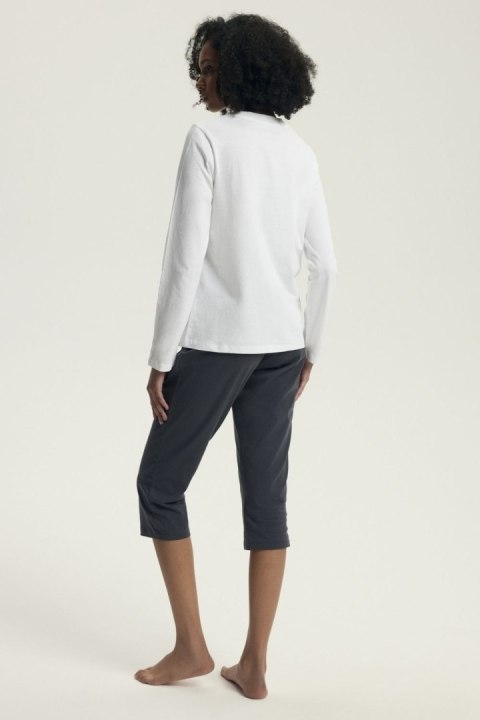 Piżama Damska Model Danna 43686 Ecru Cream - Henderson Henderson