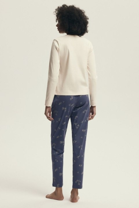 Piżama Damska Model Delanie 43698 Ecru Cream - Henderson Henderson