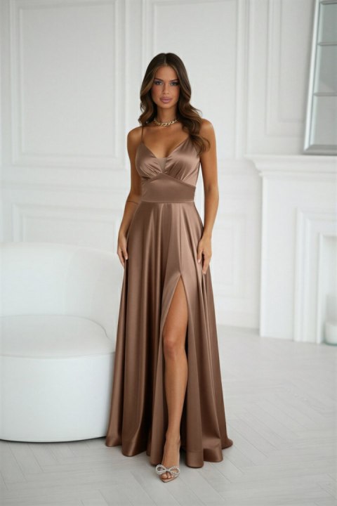 Sukienka Model 334-22 Camel - Bicotone Bicotone