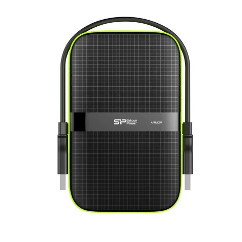 Dysk zewnętrzny Silicon Power ARMOR A60 5TB 2,5" USB 3.0 BLACK-GREEN/PANCERNY wstrząso/pyło i wodoodporny IPX4 Silicon Power