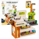 Kasa Fiskalna Sklepowa Kawiarnia Akcesoria Światła Dźwięki 70 el. LEAN Toys