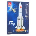 Klocki Konstrukcyjne Rakieta Kosmiczna Satelita CZ-5 1403 el. LEAN Toys