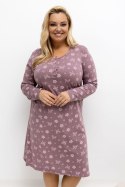 Koszula Nocna Plus Size Model DU-KN-FP-603.15P Dark Pink - Forever Pink Forever Pink